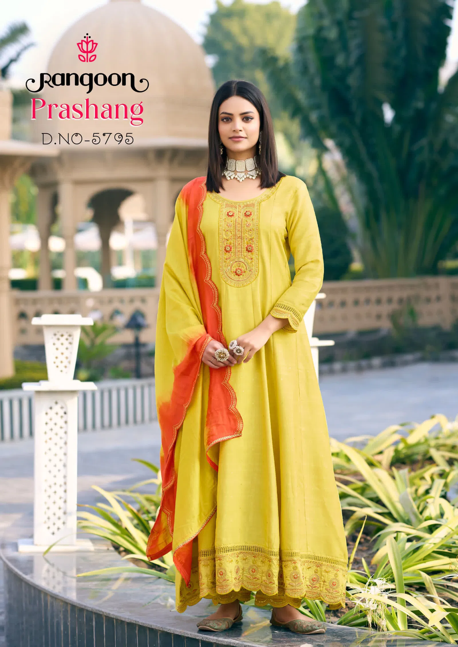 Prashang By Rangoon Anarkali Readymade Suits Wholesalers In Delhi